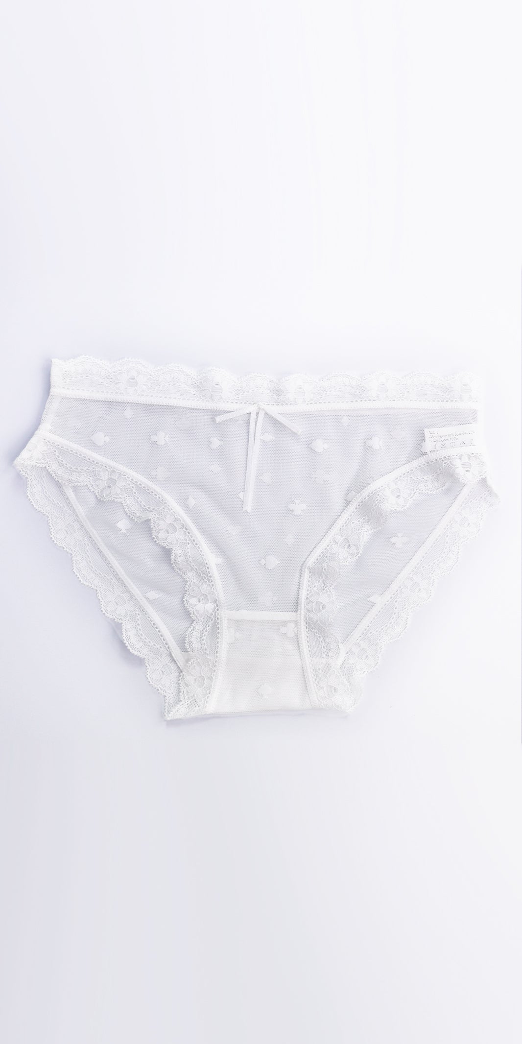 Sexy Lace Cotton Speed Dry Mid Waist Panties