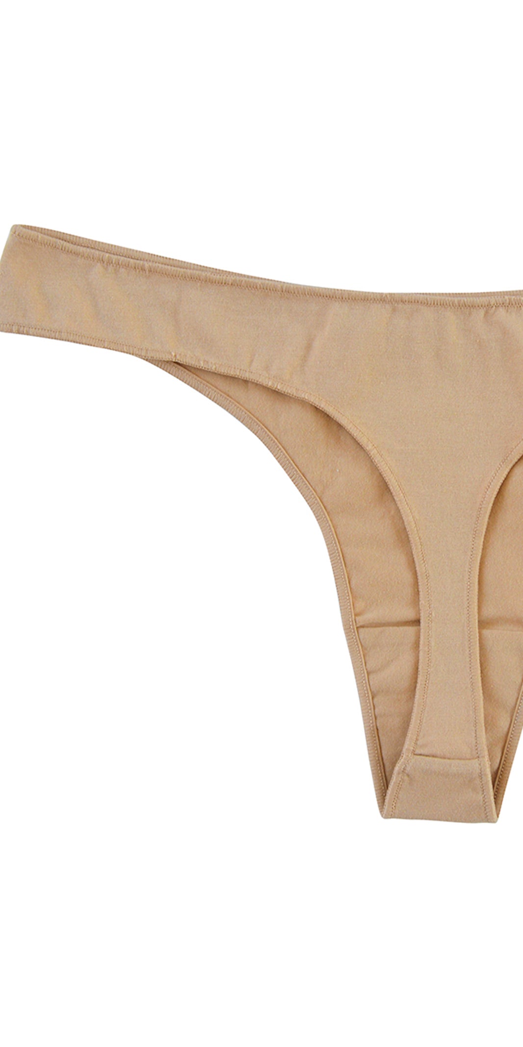 Ultra-thin T/Thong  | Low Waist Solid Knitted Cotton Underwear