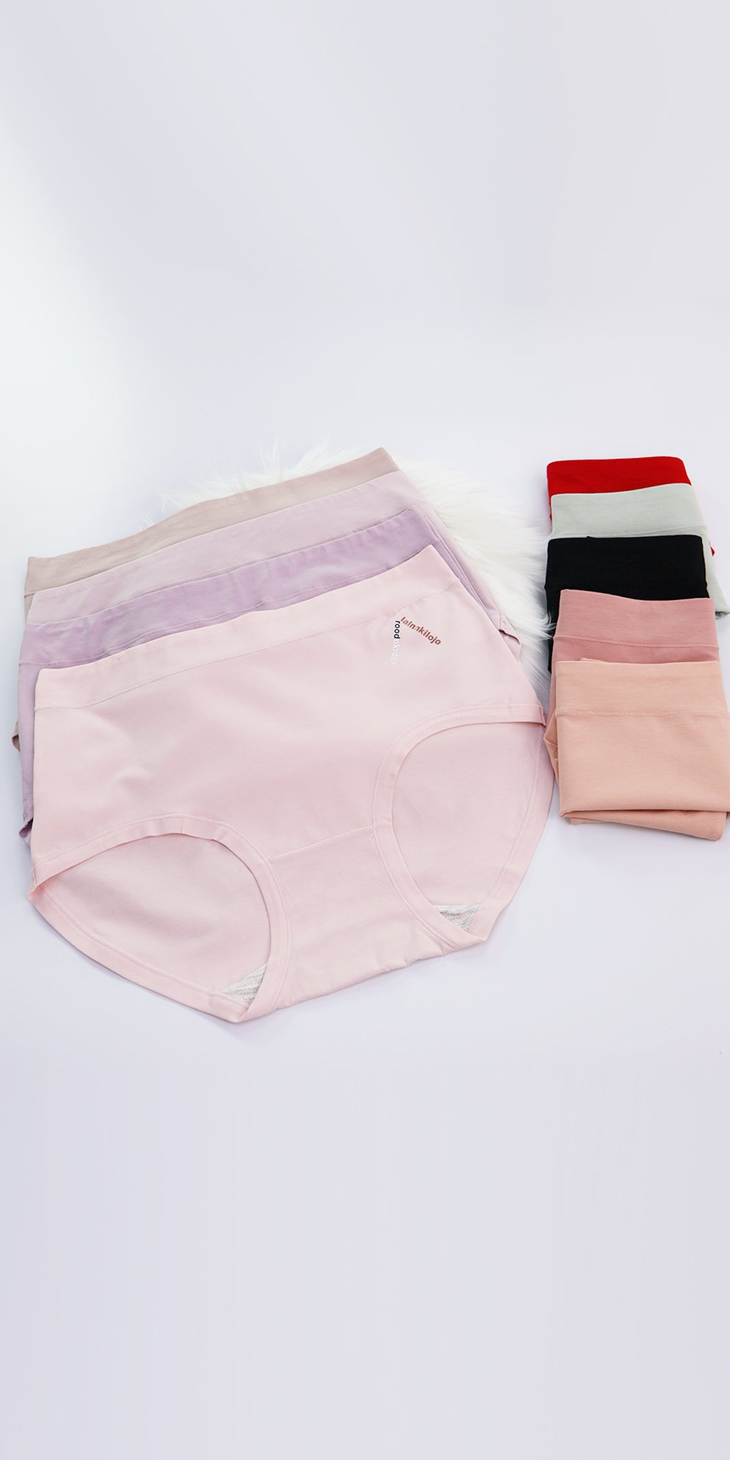 Plus Size Solid Color Breathable Antibacterial Cotton Underwear