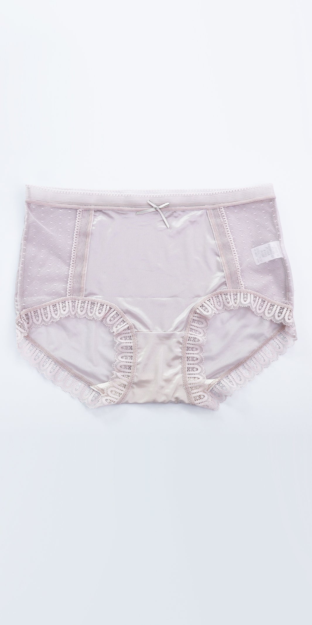 Ultra-thin Ice Silk Seamless Mid Waist Breathable Cotton High Stretch Lace Panties