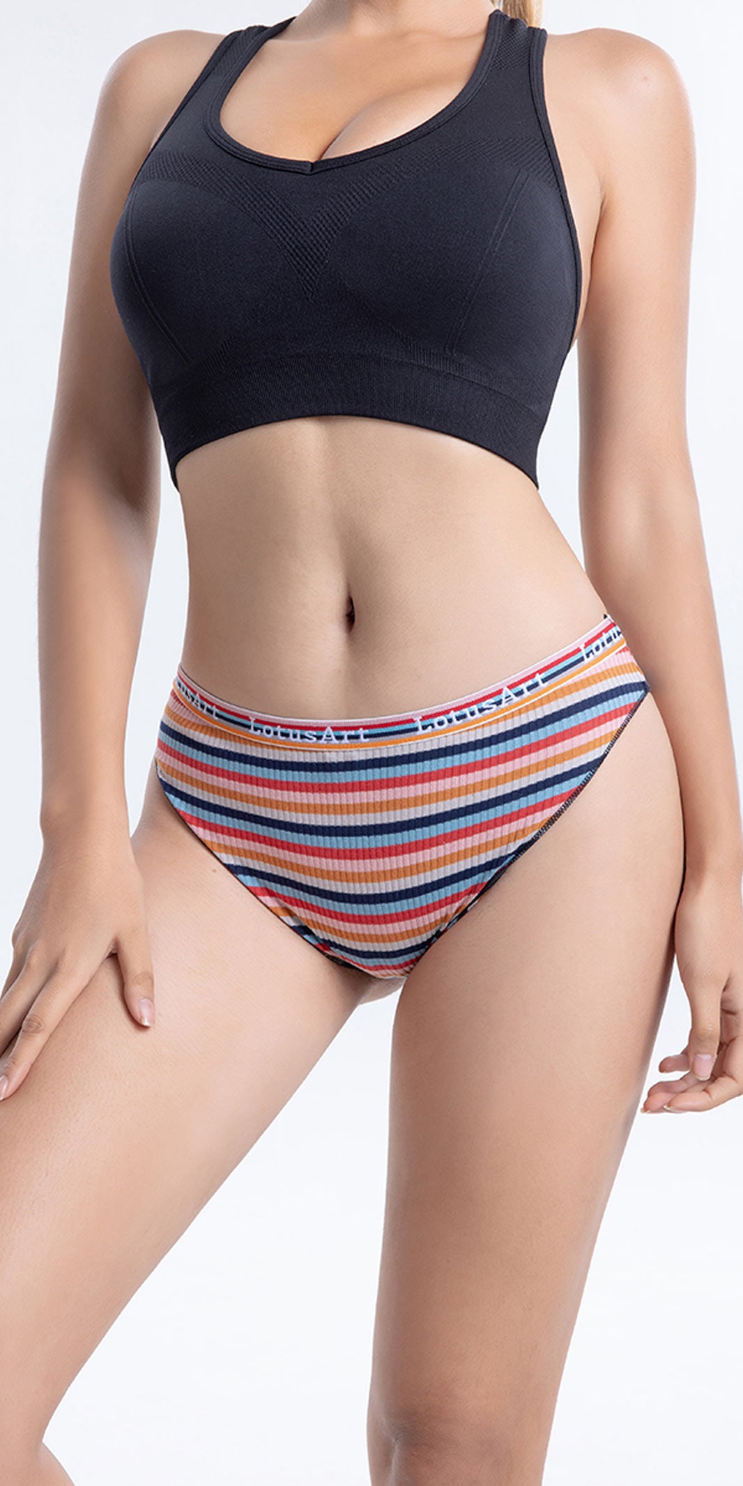 Low-waist Knitted Breathable Butt-lifting Panties