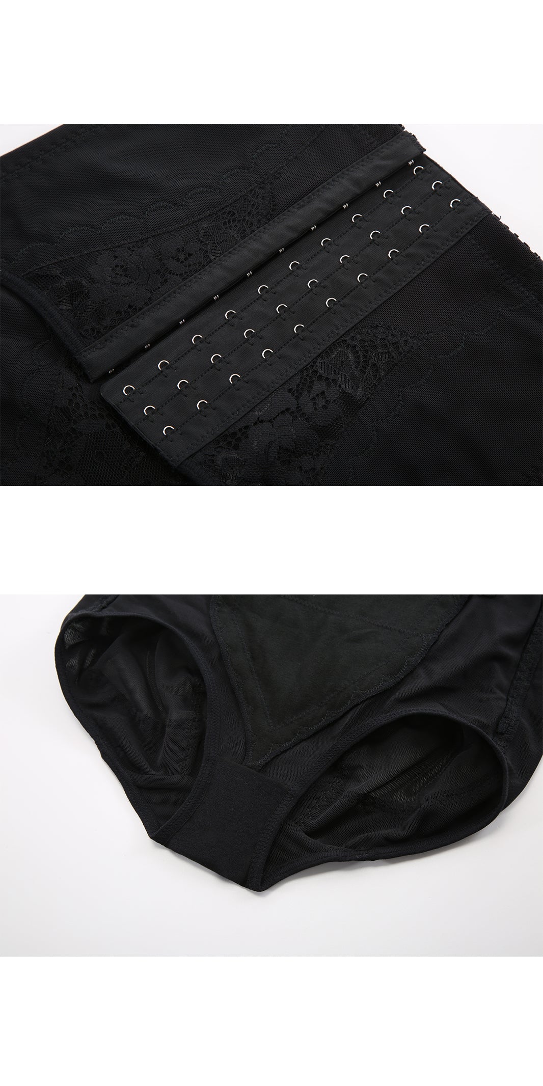 Sexy High Waist Embroidery Elegant Comfortable Tummy Tuck Panties