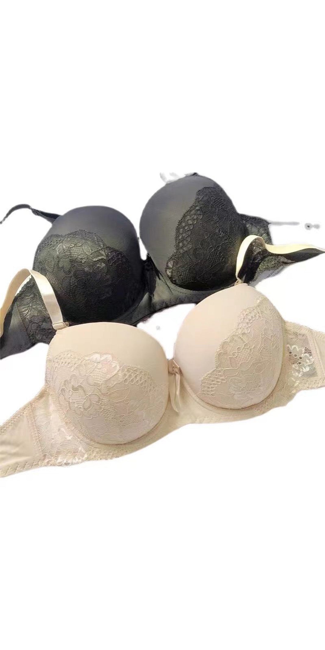 Sensual Romance Embroidered Lace Bra and Panties Set