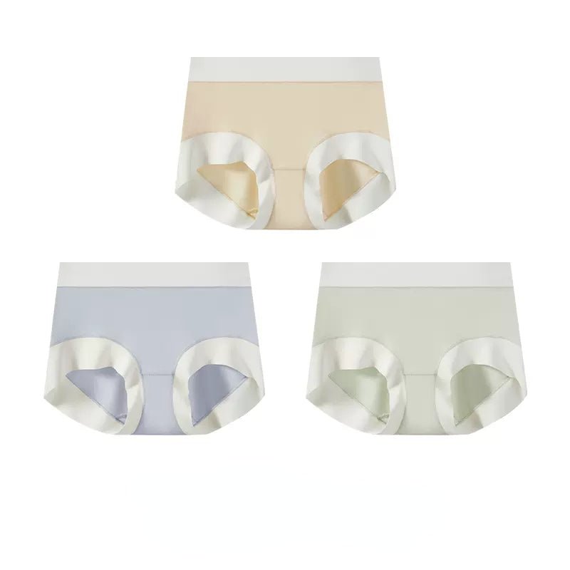 LightXome 3/5 Pieces Modal Panties for Ladies Antibacterial Cotton Crotch Summer Thin Seamless Mid High Waist Boxer - LightXome