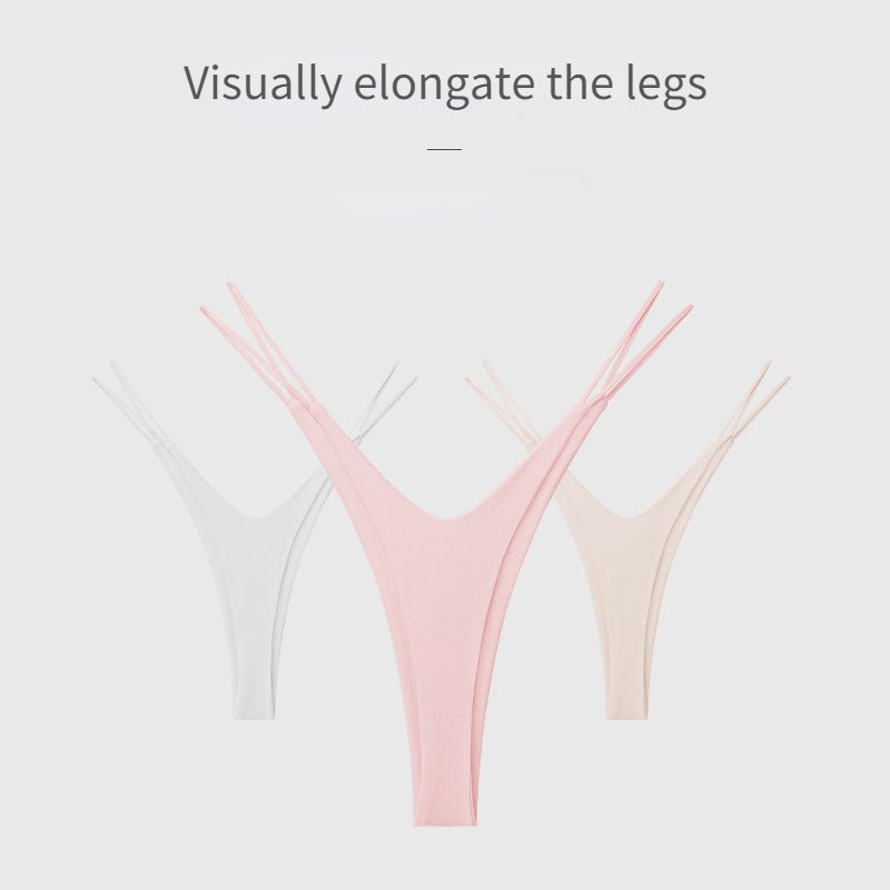 LightXome Thong Women's Panties Sexy Low Waist Cotton Summer Seamless Briefs